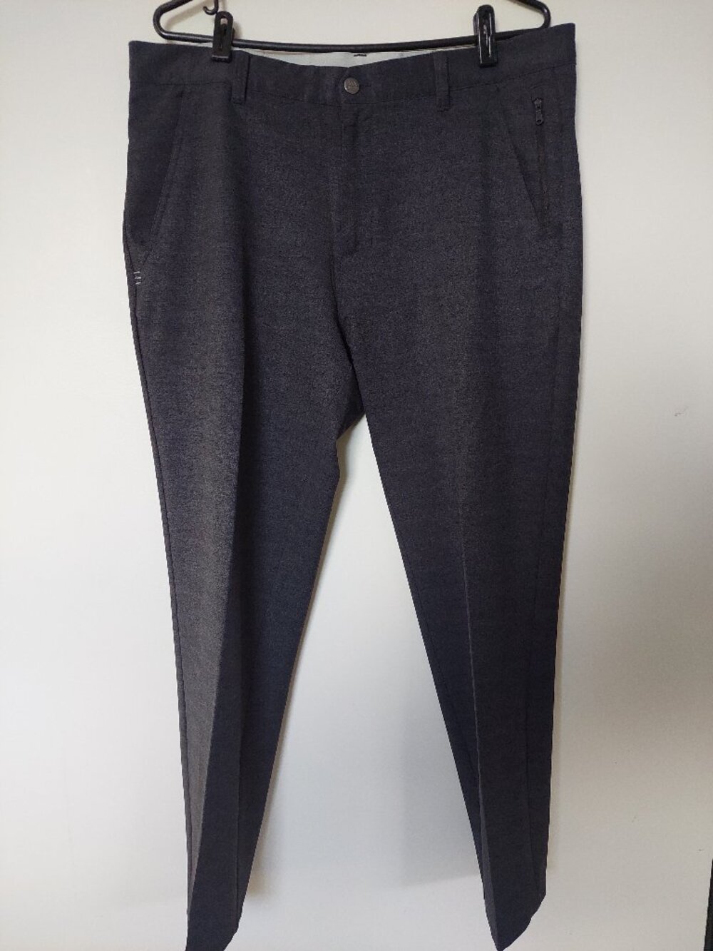 Adidas Men's 36x32 Ultimate Heather Golf Pants Charcoal Gray Stretch